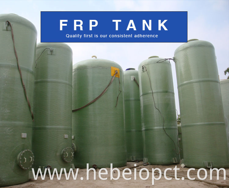 Fiberglass underground 10m3 frp plastic scrubber tank 10m3 storage tanks